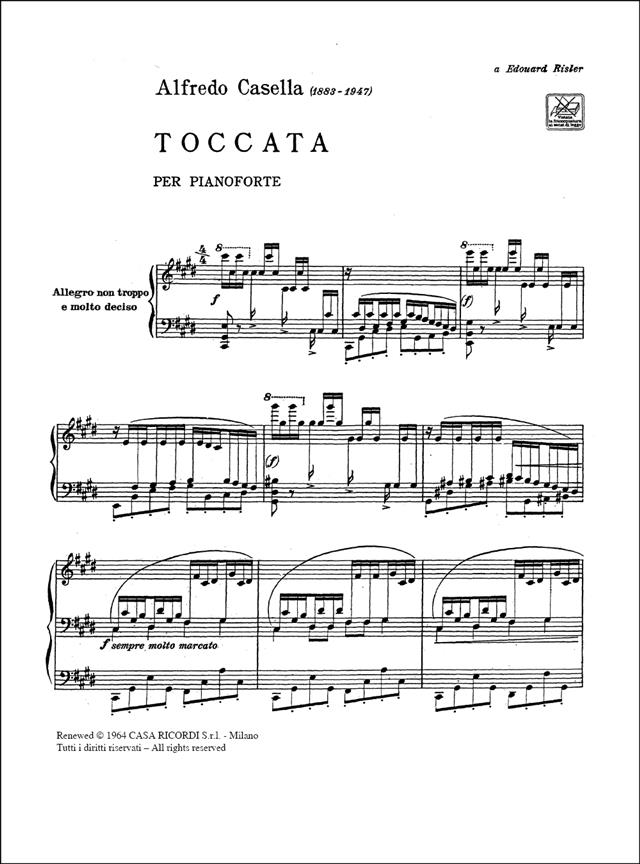 Toccata - pro klavír